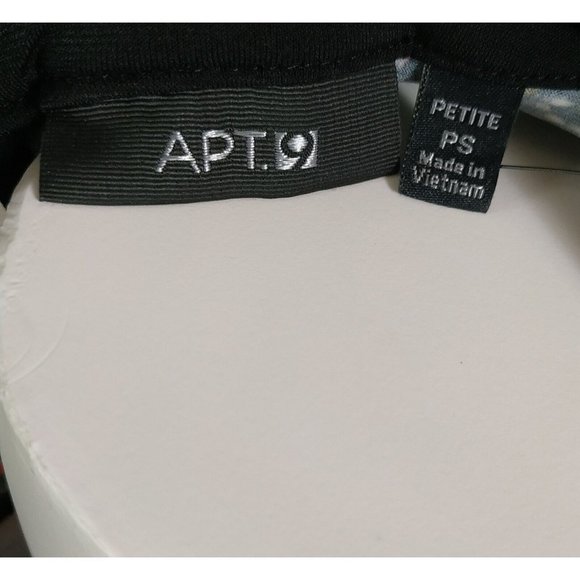 APT 9 Halter dress Size PS small Colorful Geometric Sleeveless A-line ring neck - Picture 7 of 8